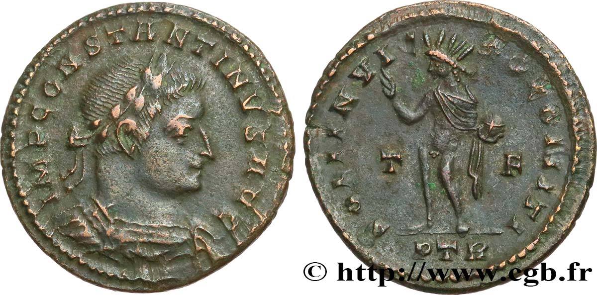 CONSTANTINE I THE GREAT Follis ou nummus XF/AU