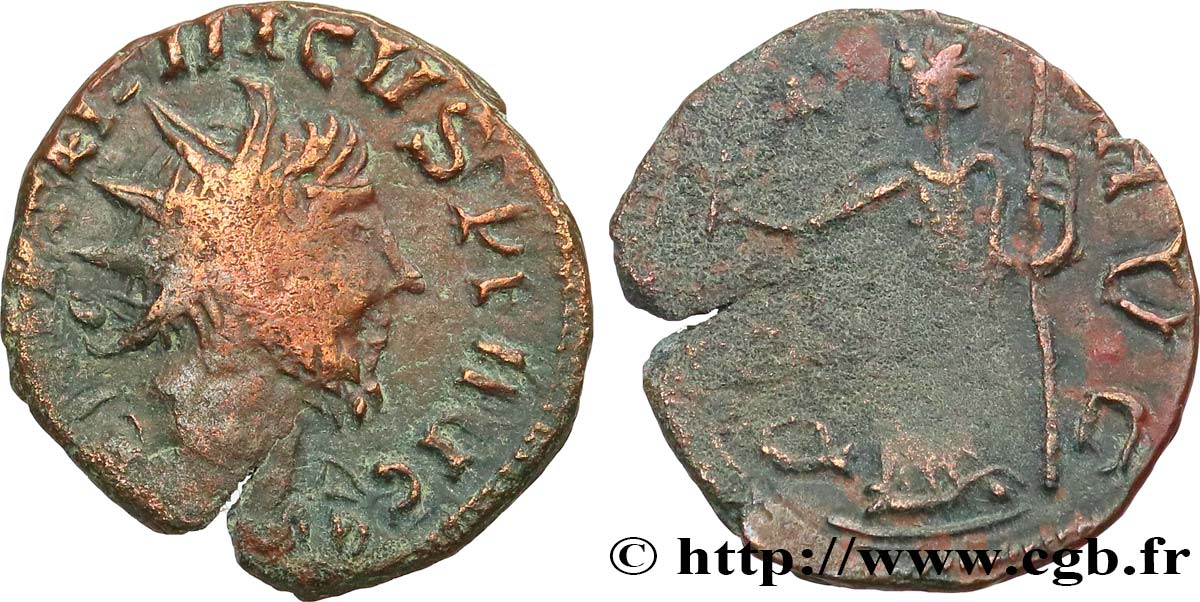 TETRICUS I Antoninien, minimi (imitation) VF/VG