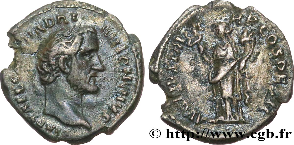 ANTONINO PIO Denier MBC