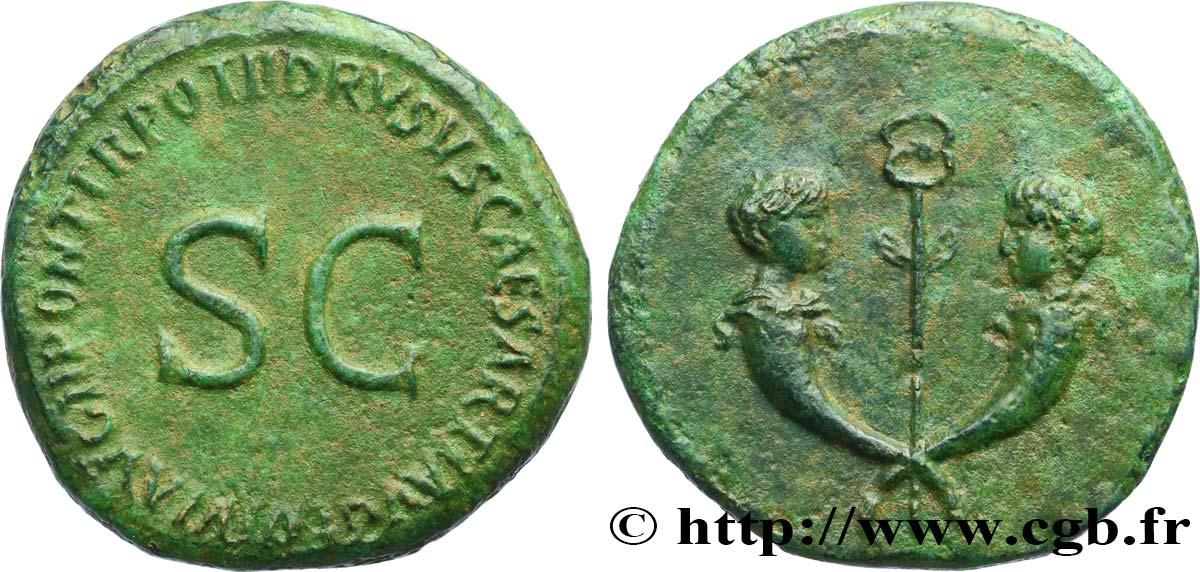 DRUSUS Sesterce TTB+