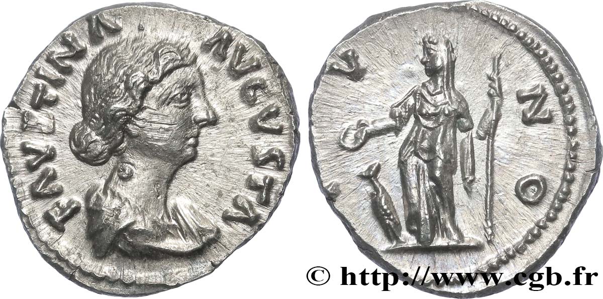 FAUSTINE JEUNE Denier SPL/FDC