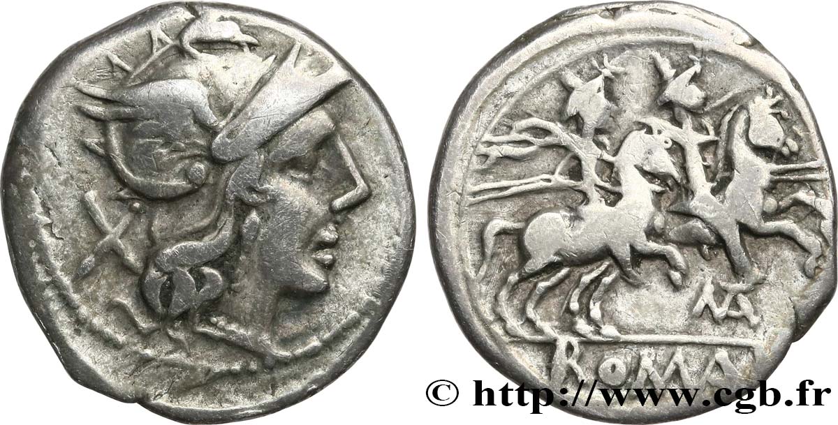 REPUBLIQUE ROMAINE - ANONYMES Denier TTB