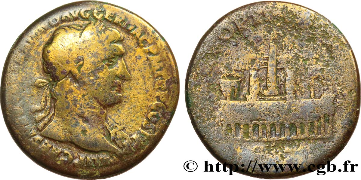 TRAJANUS Sesterce VF/F