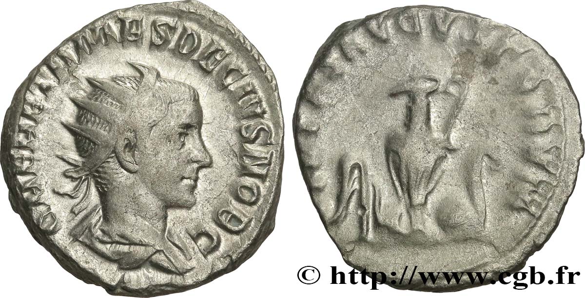 HERENNIUS ETRUSCUS Antoninien AU/XF
