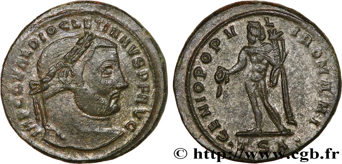 DIOCLÉTIEN Follis ou nummus TTB+