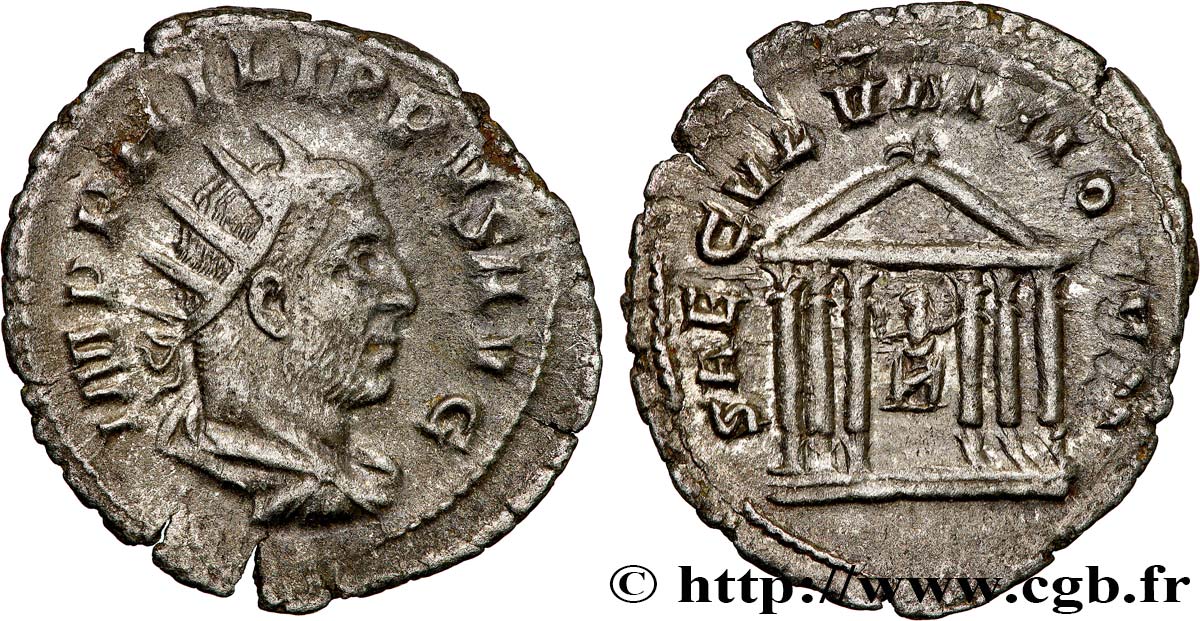 PHILIPPE Ier L ARABE Antoninien TTB+