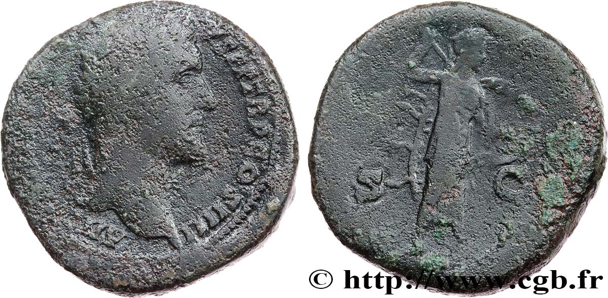 ANTONINO PIO Sesterce q.BB/MB