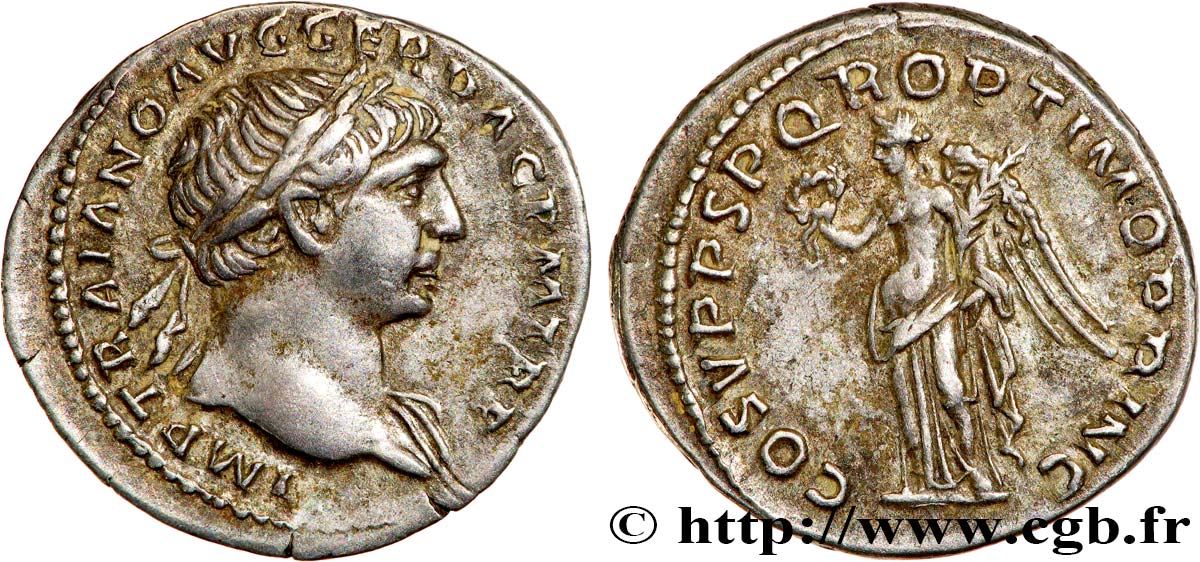 TRAJANUS Denier MS