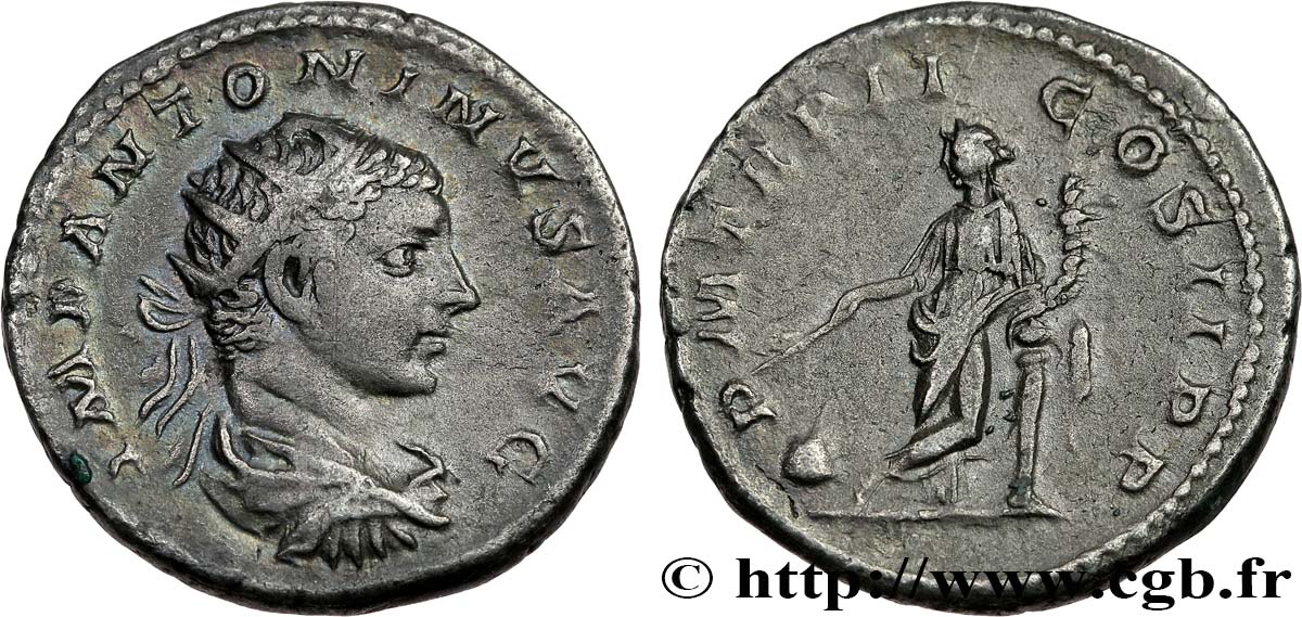 ELAGABALUS Antoninien XF