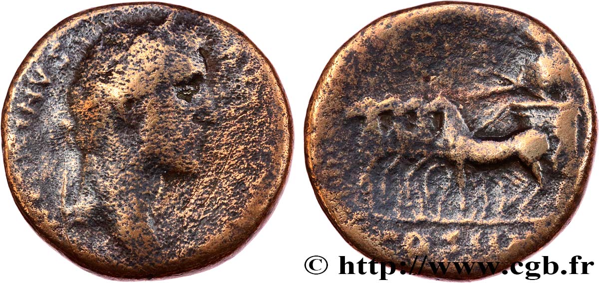 ANTONINUS PIUS Sesterce VF