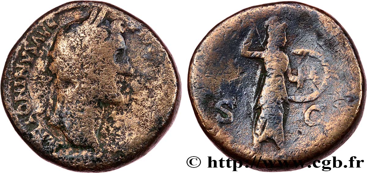 ANTONINUS PIUS Sesterce VF