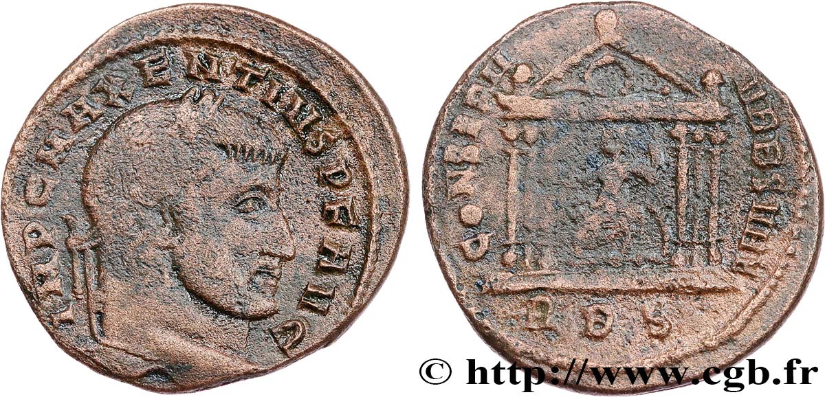 MAXENTIUS Follis ou nummus XF/VF