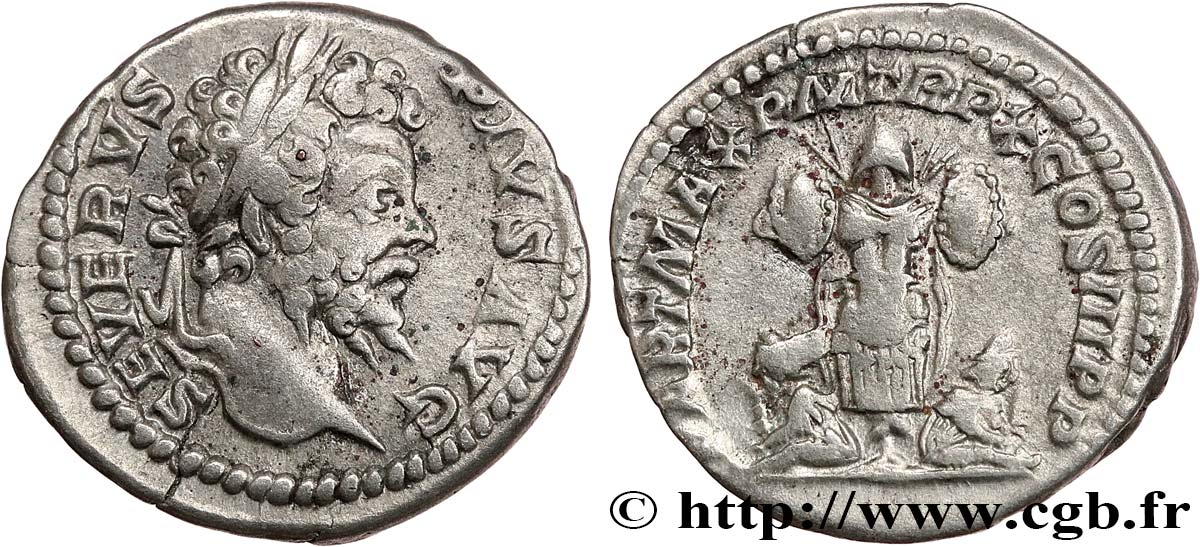 SEPTIMIUS SEVERUS Denier XF/AU