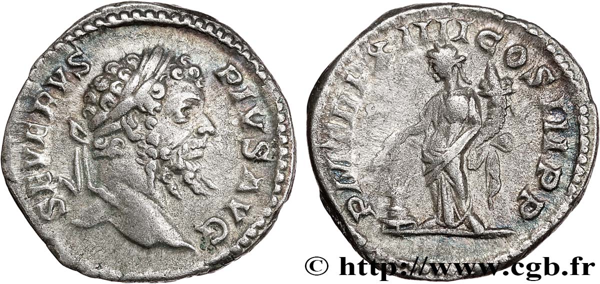 SEPTIMIUS SEVERUS Denier SS