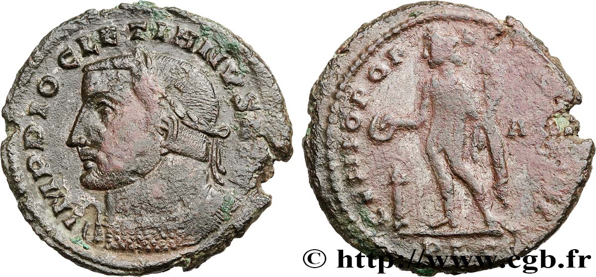 DIOCLECIANO Follis ou nummus MBC