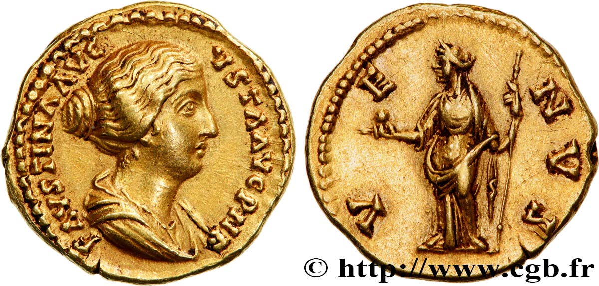 FAUSTINA MINOR Aureus AU