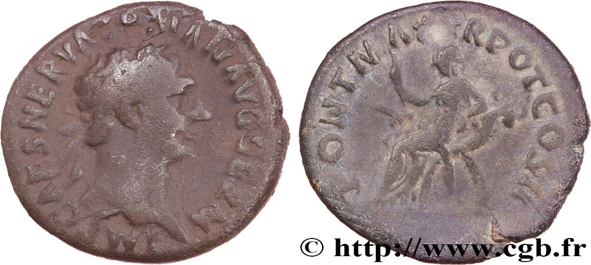 TRAJANUS Denier VF