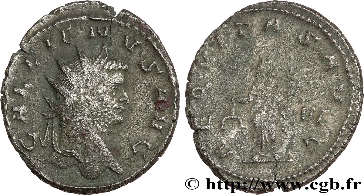 GALLIENUS Antoninien AU/XF