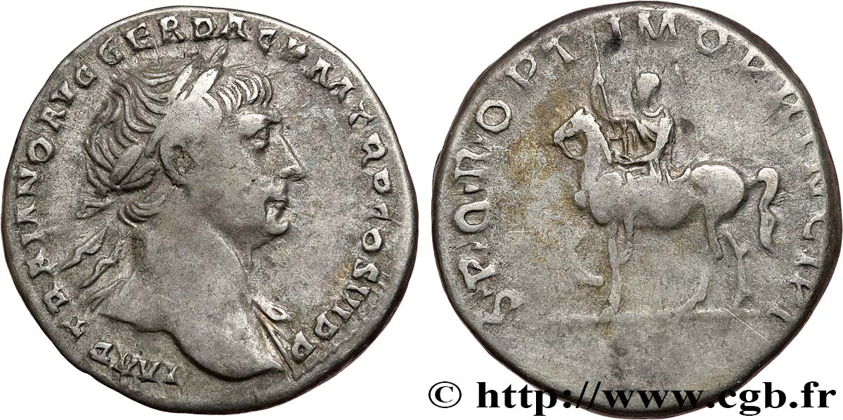 TRAJAN Denier TTB/TB+