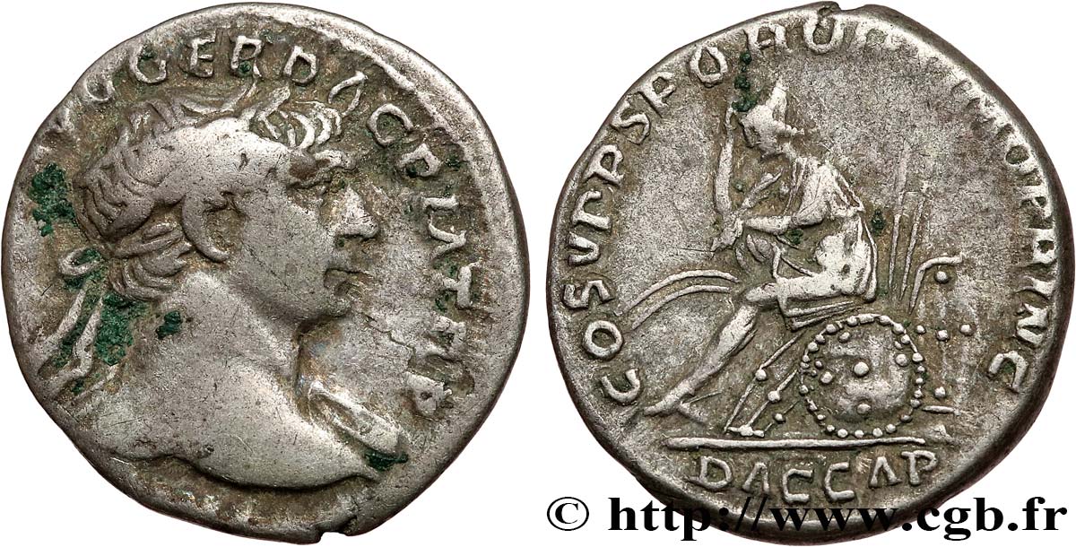 TRAJANUS Denier VF/AU