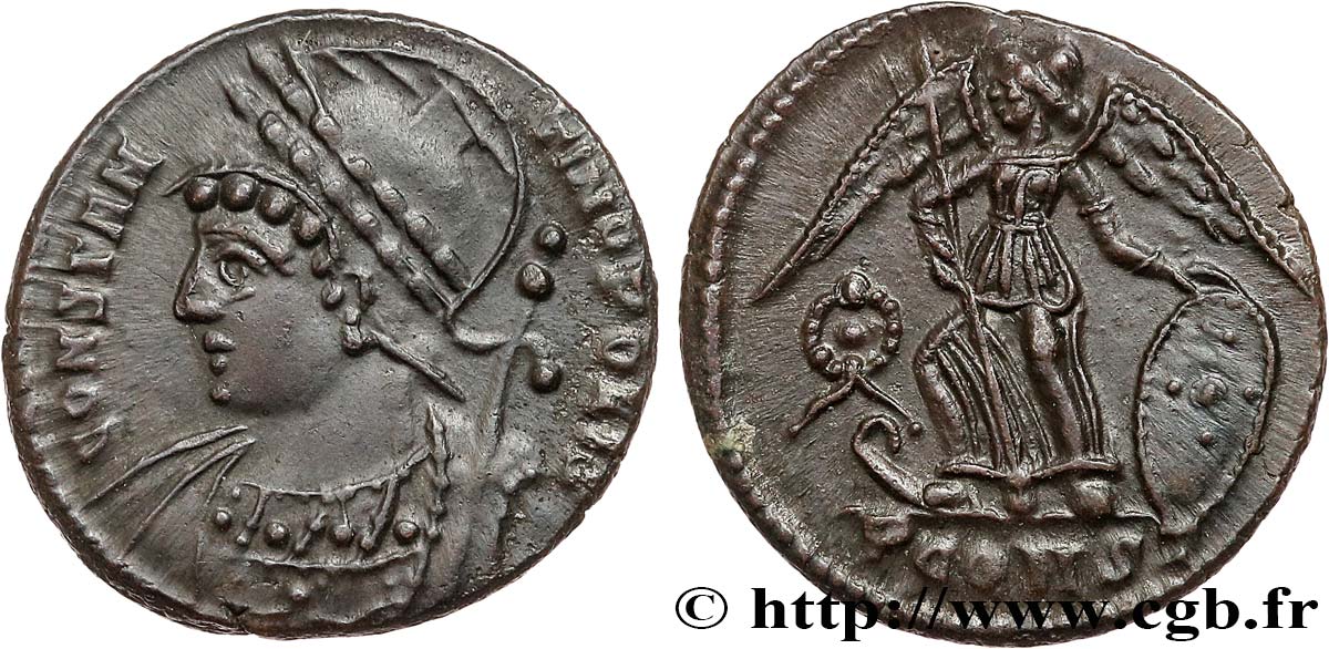 CONSTANTINOPLE Centenionalis ou nummus SUP