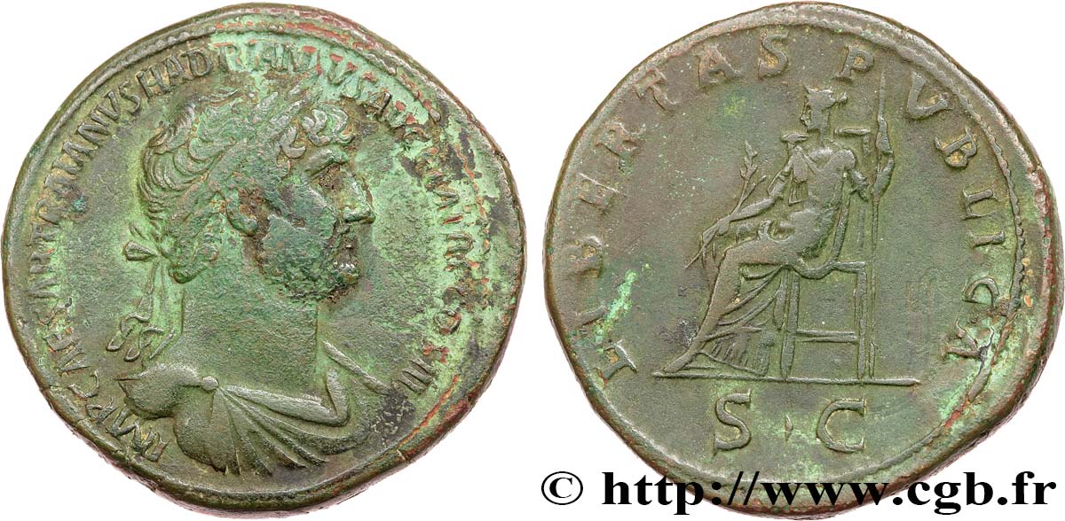 HADRIEN Sesterce TB+