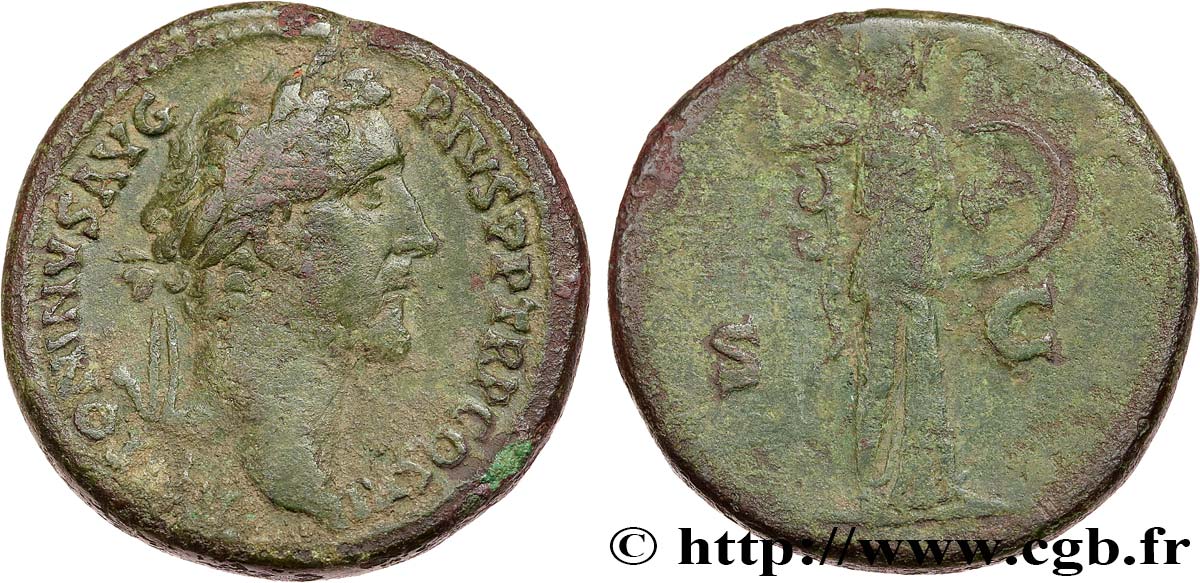 ANTONINUS PIUS Sesterce VF