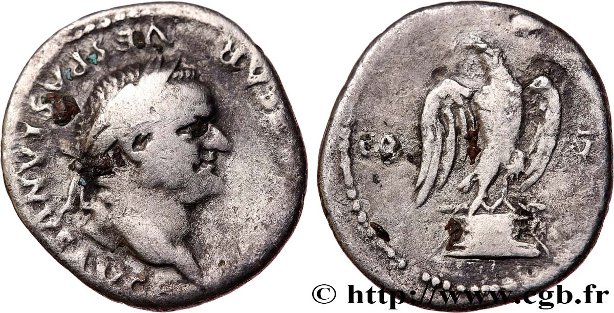 VESPASIANUS Denier VF