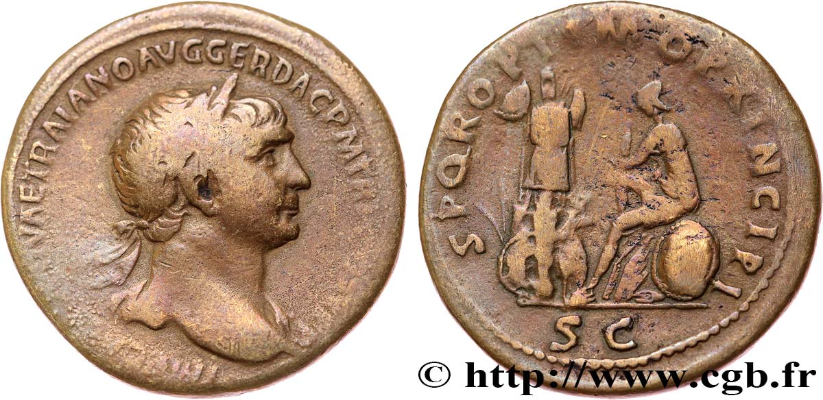 TRAJAN Sesterce TTB/TB+