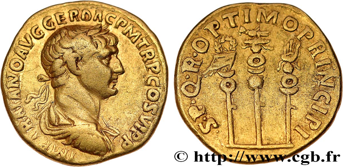 TRAJANUS Aureus AU/XF