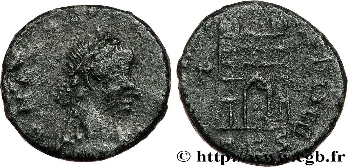 ARCADIUS Nummus, (PB, Æ 3) VF/XF