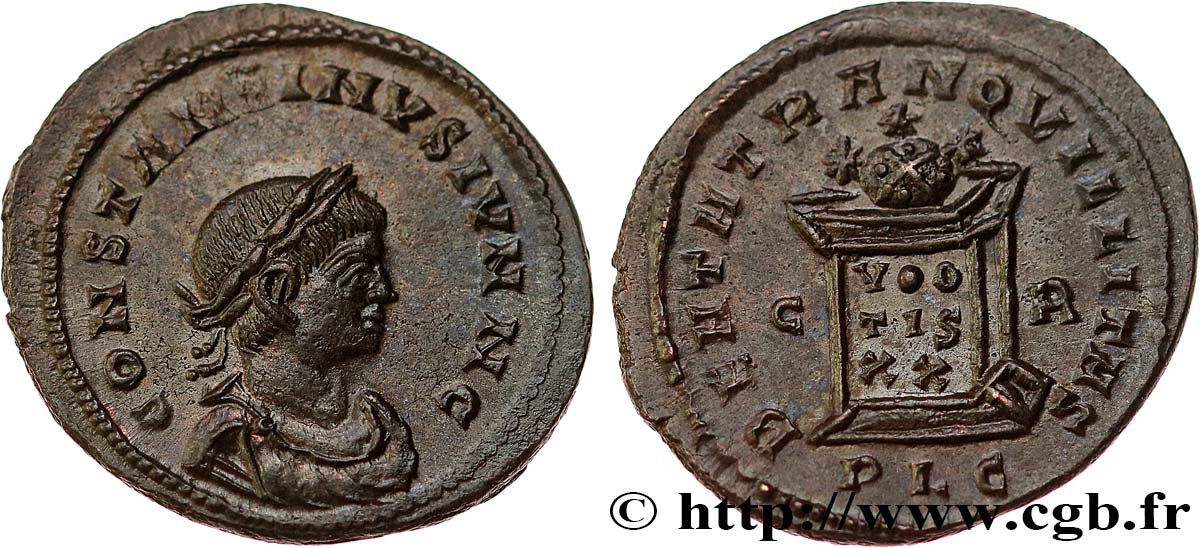 CONSTANTIN II Centenionalis ou nummus FDC