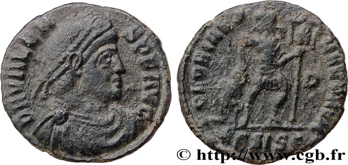 VALENS Nummus, (PB, Æ 3) TTB