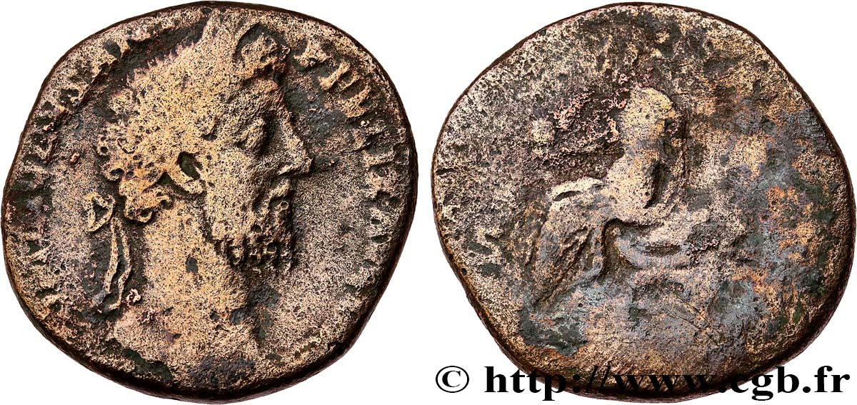 COMMODUS Sesterce VF/F