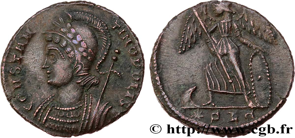 CONSTANTINOPOLIS Centenionalis ou nummus AU/AU