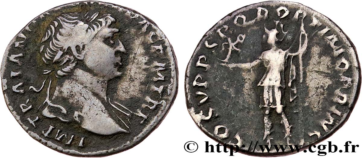 TRAJANUS Denier VF