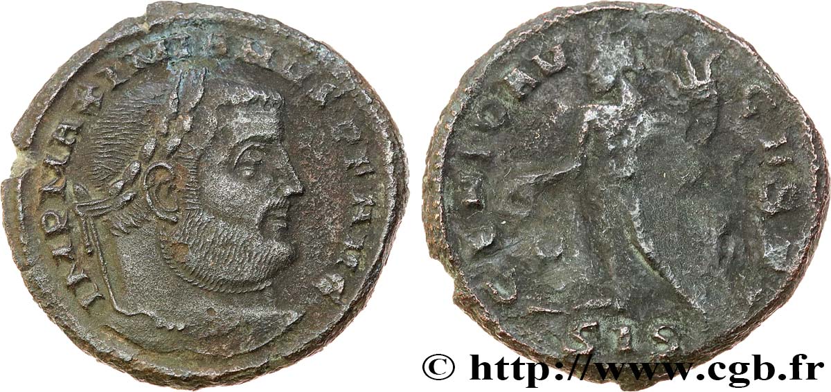 MAXIMINUS II  Follis ou nummus XF