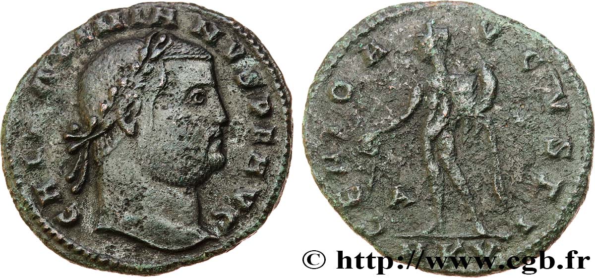 GALÈRE Follis ou nummus TTB