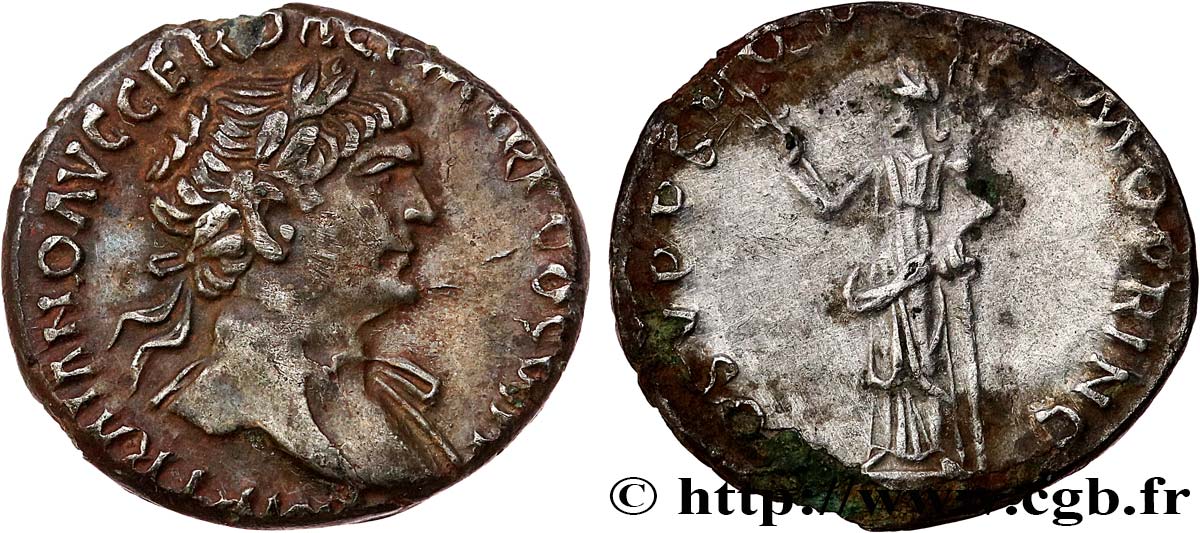 TRAJANUS Denier AU/XF
