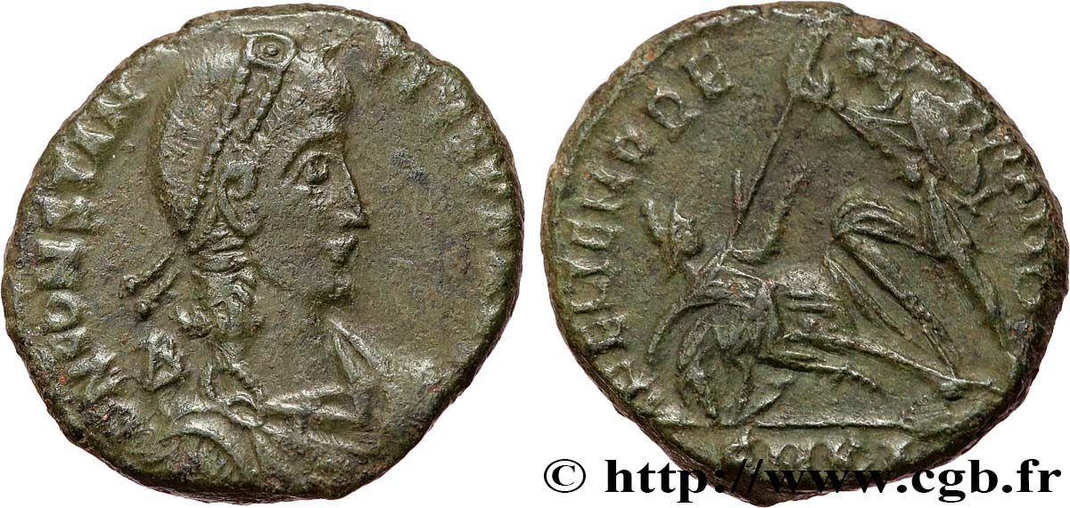 CONSTANTIUS II Maiorina, (MB, Æ 2) XF
