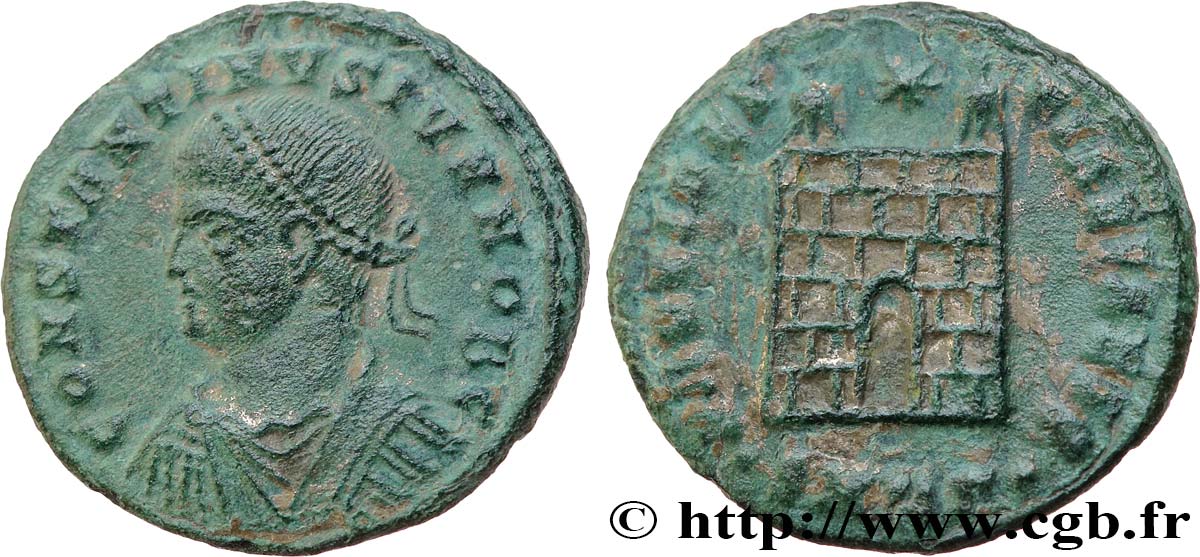 CONSTANTINE II Centenionalis ou nummus AU/XF