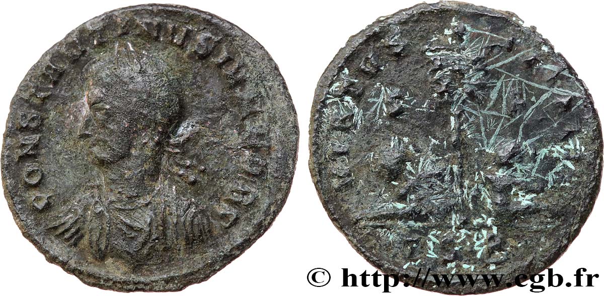 CONSTANTINE II Centenionalis ou nummus VF