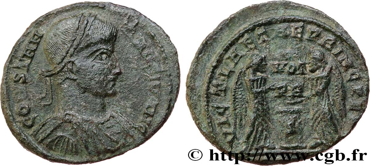 CONSTANTINE II Centenionalis ou nummus VF/AU