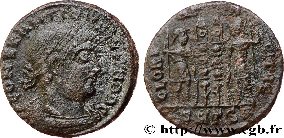 CONSTANTINO II Centenionalis ou nummus BC+/MBC