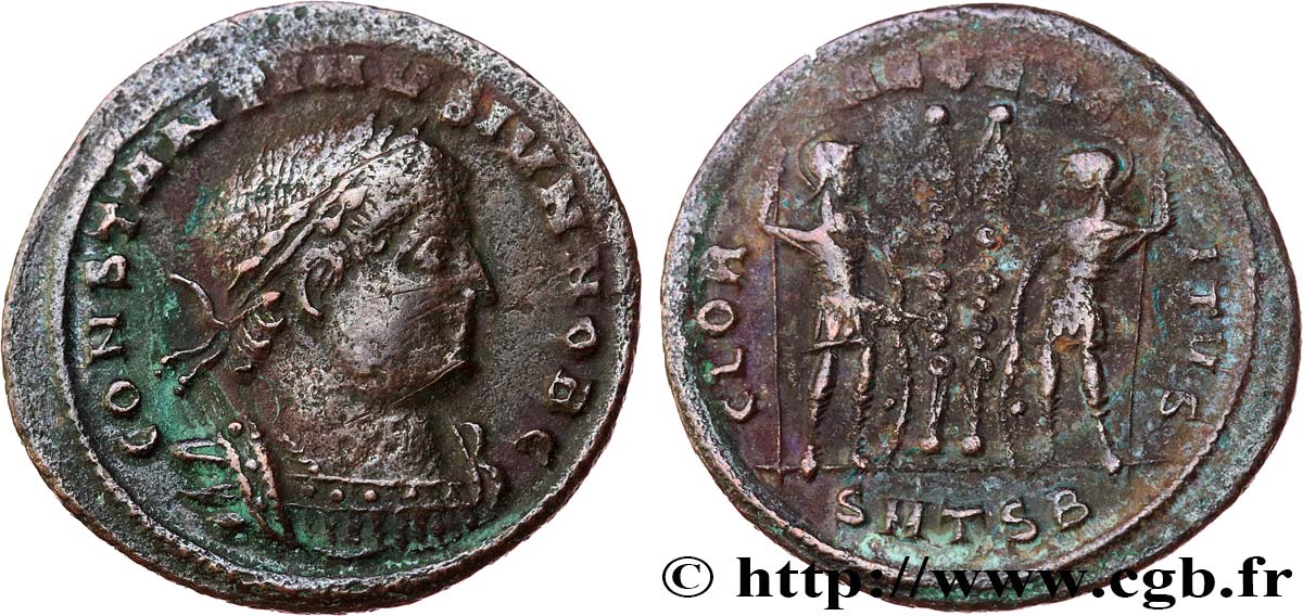 COSTANTINO II Centenionalis ou nummus BB