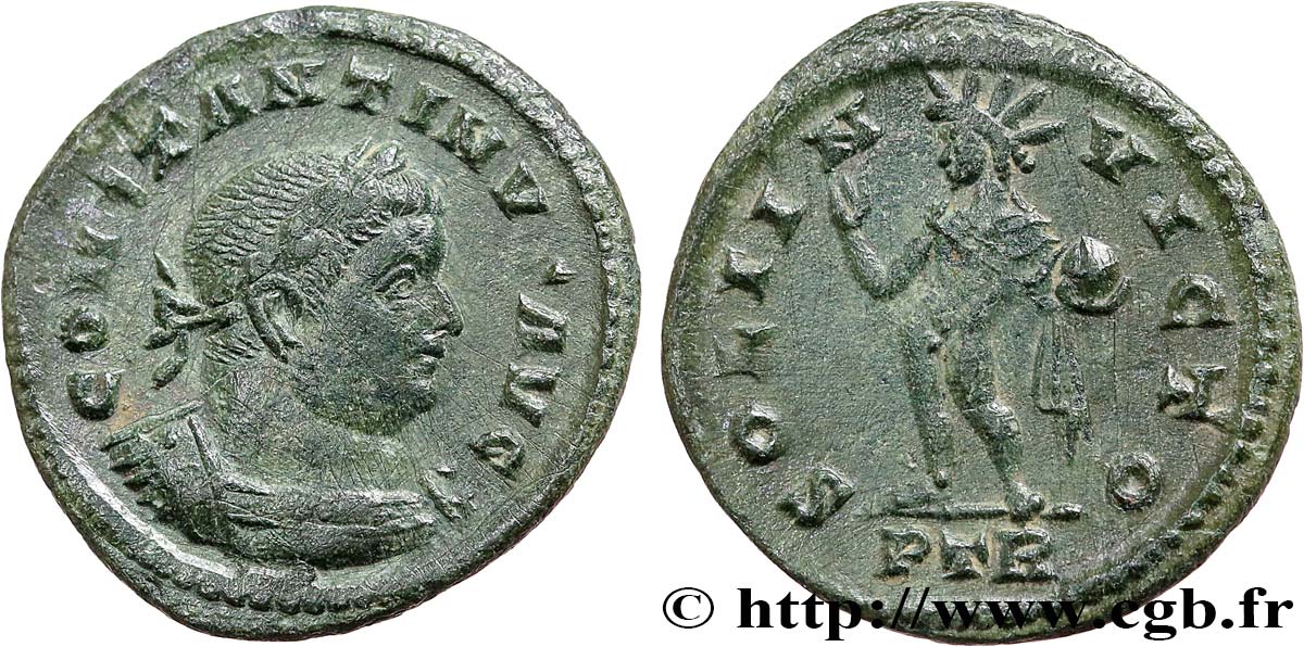 CONSTANTIN Ier LE GRAND Demi-follis ou demi-nummus TTB+