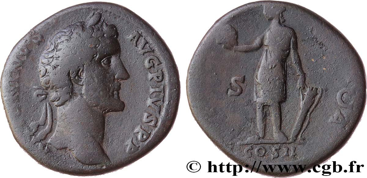 ANTONINUS PIUS Sesterce VF