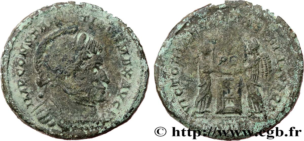 CONSTANTINE I THE GREAT Centenionalis ou nummus VF