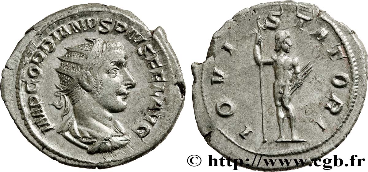 GORDIAN III Antoninien MS/AU