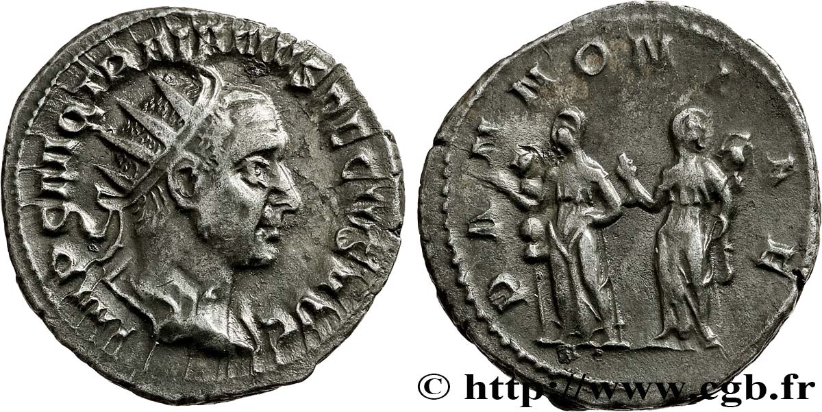 TRAJAN DÈCE Antoninien TTB+